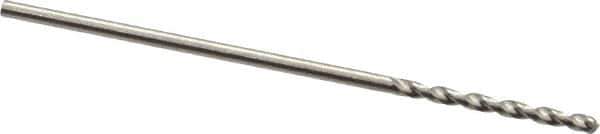 Guhring - 1mm 130° Cobalt Jobber Drill - Bright Finish, Right Hand Cut, Parabolic Flute, Straight Shank, 1-11/32" OAL, Standard Point - Industrial Tool & Supply