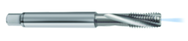 M8x1.25 6H 3-Flute Carbide Semi-Bottoming 15 degree Spiral Flute Tap-Bright - Industrial Tool & Supply