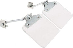 Baldor - Polycarbonate Flat Unlighted Eye Shield - 4" Wide x 5" Long x 1/8" Thick, Direct Mount Base - Industrial Tool & Supply