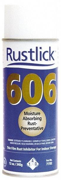 Rustlick - 12 oz Rust/Corrosion Inhibitor - Comes in Aerosol - Industrial Tool & Supply