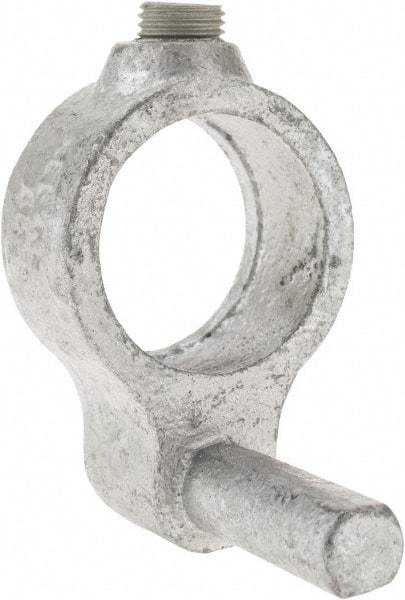Kee - 1" Pipe, Malleable Iron Gate Hinge Fitting - Galvanized Finish - Industrial Tool & Supply