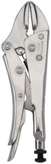 Proto - 7" OAL Straight Jaw Locking Pliers - 1/2" Jaw Width, 1-1/2" Jaw Depth, Steel Handle - Industrial Tool & Supply