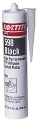 Loctite - 300ml High Performance RTV Silicone Gasket Maker - -75 to 625°F, Black, Comes in Cartridge - Industrial Tool & Supply