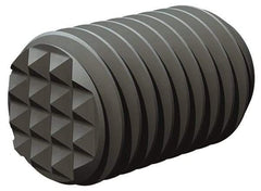 Fairlane - Serrated Tooth, 1/2-20, 3/16" Internal Hex, 1-1/2" Thread Length, Black Oxide Finish, Fully Threaded, Adjustable Positioning Gripper - Fine Tooth Grade - Industrial Tool & Supply