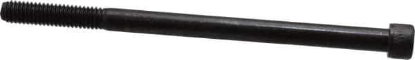 Value Collection - 3/8-16 UNC Hex Socket Drive, Socket Cap Screw - Alloy Steel, Black Oxide Finish, Partially Threaded, 6" Length Under Head - Industrial Tool & Supply