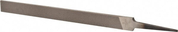 Nicholson - 8" Standard Precision Swiss Pattern Regular Pillar File - Industrial Tool & Supply