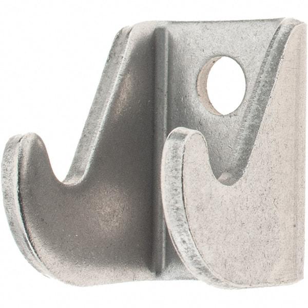De-Sta-Co - 2,000 Lb Capacity, 0.16" Mounting Hole, Stainless Steel Clamp Latch Plate & Hook Assembly - 1-1/2" Base Length x 1.19" Base Width - Industrial Tool & Supply