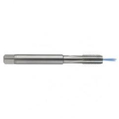 M10x1.0 6H 4-Flute Carbide Semi-Bottoming 15 degree Spiral Flute Tap-Bright - Industrial Tool & Supply