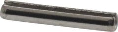Made in USA - 1/8" Diam x 3/4" Long Slotted Spring Pin - Grade 18-8 Stainless Steel - Industrial Tool & Supply
