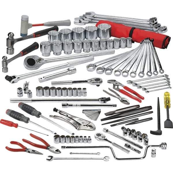 Proto - 92 Piece 3/8, 1/2 & 3/4" Drive Master Tool Set - Tools Only - Industrial Tool & Supply