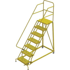 TRI-ARC - Rolling & Wall Mounted Ladders & Platforms Type: Stairway Slope Ladder Style: Forward Descent 50 Degree Incline - Industrial Tool & Supply