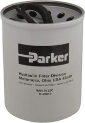 Parker - 25 Micron, 5.12" Outside Diam, 6.62" Long, Filter Element - 1-1/2" Inside Diam, Cellulose, MFE160-25/2 Hycon Part No., SF6710 Satuff - Industrial Tool & Supply