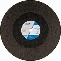 Norton - 20" Zirconia Alumina Cutoff Wheel - 3/16" Thick, 1" Arbor, 2,710 Max RPM, Use with Stationary Grinders - Industrial Tool & Supply