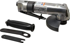 Sioux Tools - 4-1/2" Wheel Diam, 12,000 RPM, Pneumatic Angle & Disc Grinder - 5/8-11 Spindle, 13.2 CFM, Front Exhaust - Industrial Tool & Supply