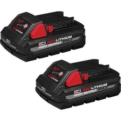 Milwaukee Tool - Power Tool Batteries Voltage: 18.00 Battery Chemistry: Lithium-Ion - Industrial Tool & Supply