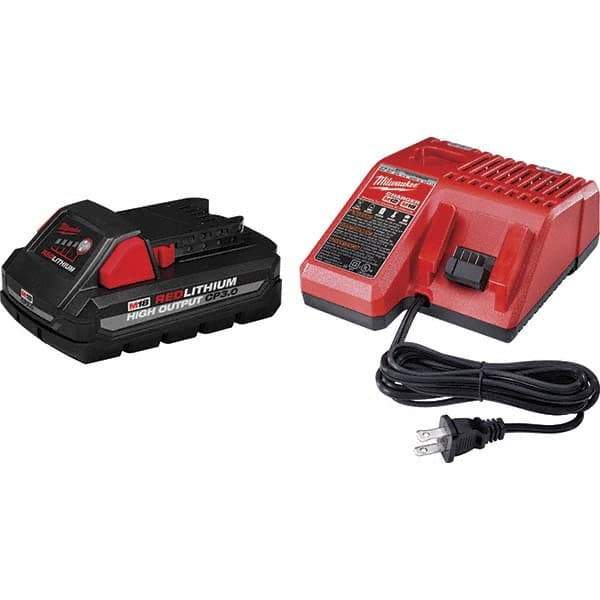 Milwaukee Tool - Power Tool Batteries Voltage: 18.00 Battery Chemistry: Lithium-Ion - Industrial Tool & Supply