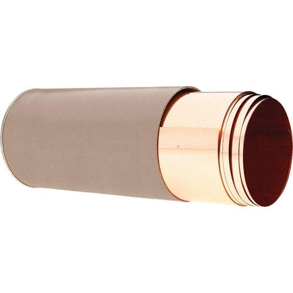 Precision Brand - 100 Inch Long x 6 Inch Wide x 0.005 Inch Thick, Roll Shim Stock - Copper - Industrial Tool & Supply