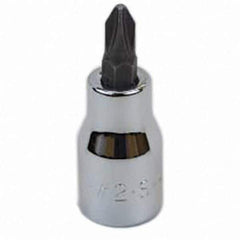 SK - Screwdriver & Drag Link Sockets - 3/8"DR #2 CHRM PHILLIPS SCRDRVR SCKT BIT - Industrial Tool & Supply