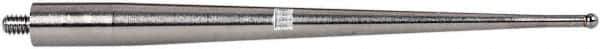 TESA Brown & Sharpe - 1mm Ball Diam, Carbide, Ball Test Indicator Contact Point - 1-1/2" Contact Point Length, Use with Brown & Sharpe TESATAST Dial Test Indicators - Industrial Tool & Supply