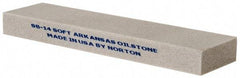 Norton - 4" Long x 1" Wide x 3/8" Thick, Novaculite Sharpening Stone - Rectangle, Extra Fine Grade - Industrial Tool & Supply