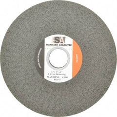 Standard Abrasives - 6" Diam, 1" Face Width, 1" Center Hole, Fine Grade, Silicon Carbide Deburring Wheel - Convolute, Medium Density 8 Grade, 6,000 RPM - Industrial Tool & Supply