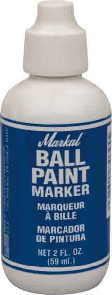 Markal - Blue Paint Marker - Alcohol Base Ink - Industrial Tool & Supply