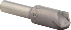 M.A. Ford - 3/8" Head Diam, 1/4" Shank Diam, 3 Flute 120° High Speed Steel Countersink - Industrial Tool & Supply