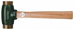 Garland - 2-1/4 Lb Head 1-1/4" Face Copper Split Head Hammer - Wood Handle - Industrial Tool & Supply