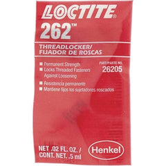 Loctite - Threadlockers & Retaining Compounds - 262 .5ML PERMANENT L LOCTITE THREADLOCKERS - Industrial Tool & Supply