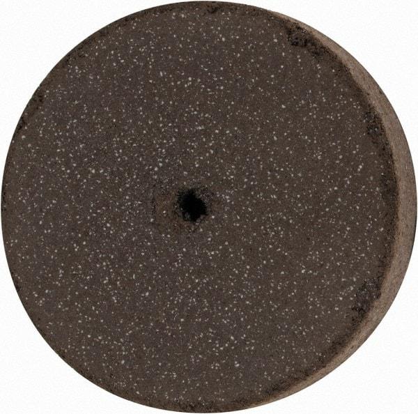 Cratex - 1" Diam x 1/16" Hole x 1/4" Thick, Surface Grinding Wheel - Silicon Carbide, Medium Grade, 25,000 Max RPM, Rubber Bond, No Recess - Industrial Tool & Supply
