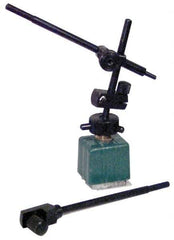 Fowler - Fine Adjustment Indicator Positioner & Holder with Base - Rectangular Base, 1-5/16" Base Height, 1-1/4" Base Length, 1-1/4" Base Width - Industrial Tool & Supply