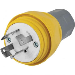 Hubbell Wiring Device-Kellems - 125/250 VAC 20A NonNEMA Industrial Twist Lock Plug - Industrial Tool & Supply