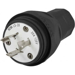Hubbell Wiring Device-Kellems - 125V 20A NEMA L5-20P Industrial Twist Lock Plug - Industrial Tool & Supply