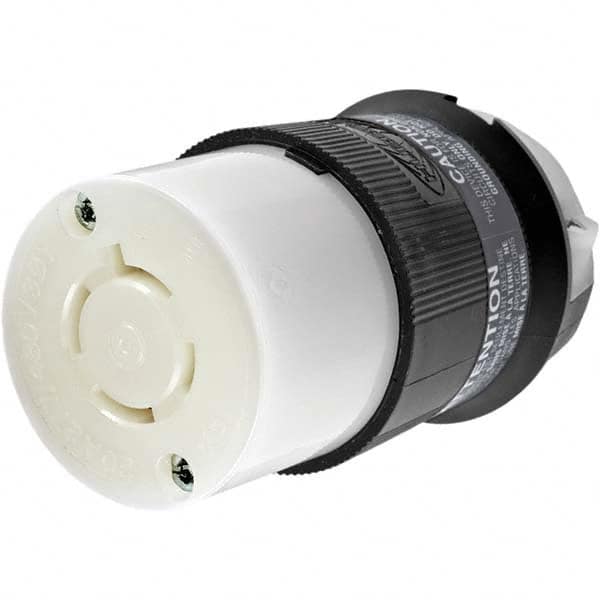 Hubbell Wiring Device-Kellems - 3-Phase Wye 277/480 VAC 20A NEMA L19-20R Industrial Twist Lock Connector - Industrial Tool & Supply