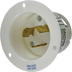 Hubbell Wiring Device-Kellems - 250V 20A NEMA L6-20P Industrial Twist Lock Inlet - Industrial Tool & Supply