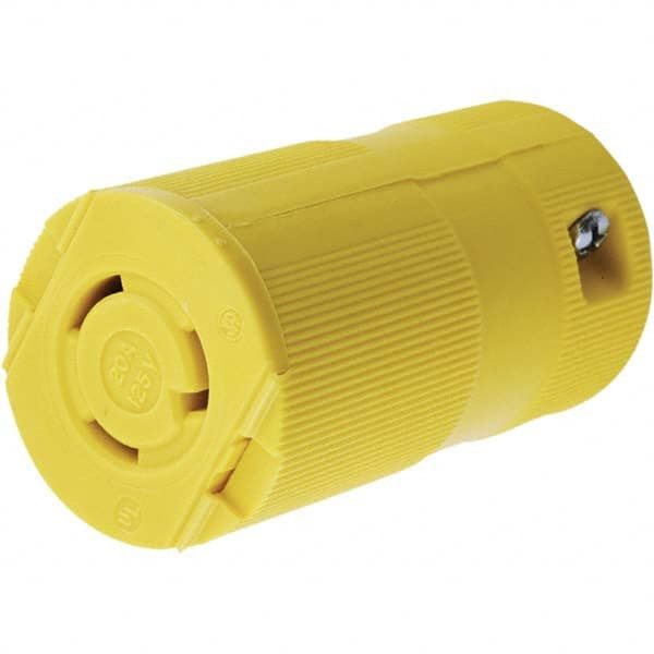 Hubbell Wiring Device-Kellems - 125V 20A NEMA L5-20R Industrial Twist Lock Connector - Industrial Tool & Supply