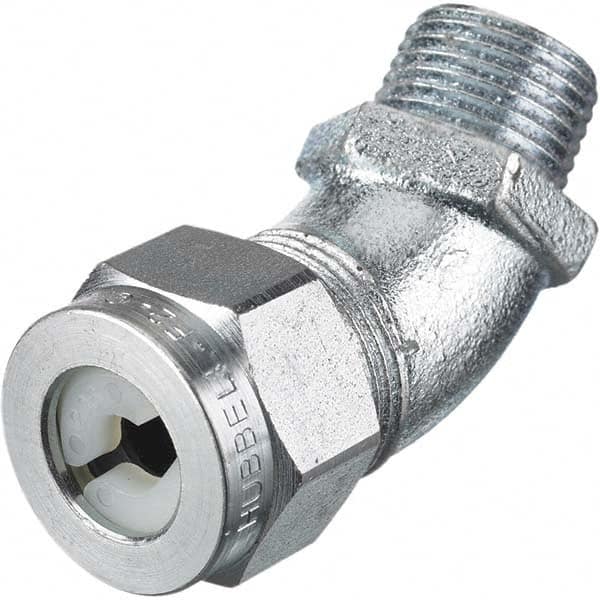 Hubbell Wiring Device-Kellems - 0.38 to 0.25" General Elbow Strain Relief Cord Grip - Industrial Tool & Supply