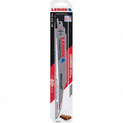 Lenox - Reciprocating Saw Blades Blade Material: Carbide Blade Length (Inch): 9 - Industrial Tool & Supply