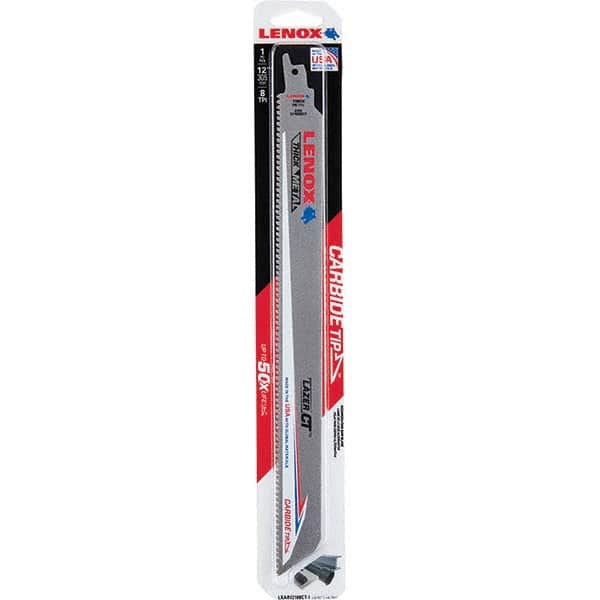Lenox - Reciprocating Saw Blades Blade Material: Carbide Blade Length (Inch): 12 - Industrial Tool & Supply