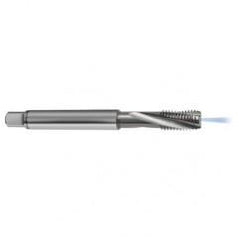 M5x0.50 6H 3-Flute Carbide Semi-Bottoming 15 degree Spiral Flute Tap-Bright - Industrial Tool & Supply