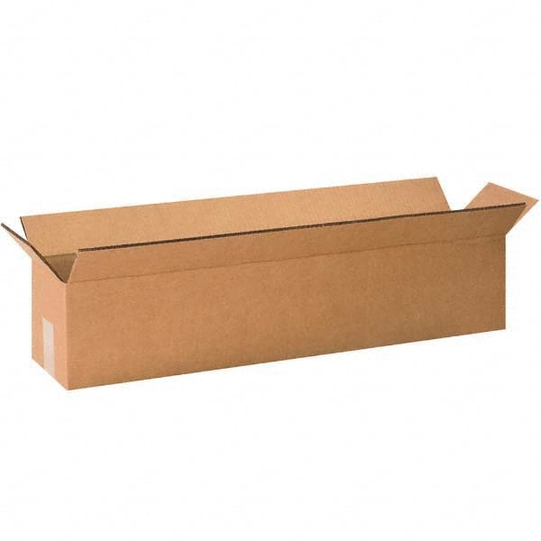Made in USA - Pack of (5), 12" Wide x 60" Long x 12" High Corrugated Shipping Boxes - Industrial Tool & Supply