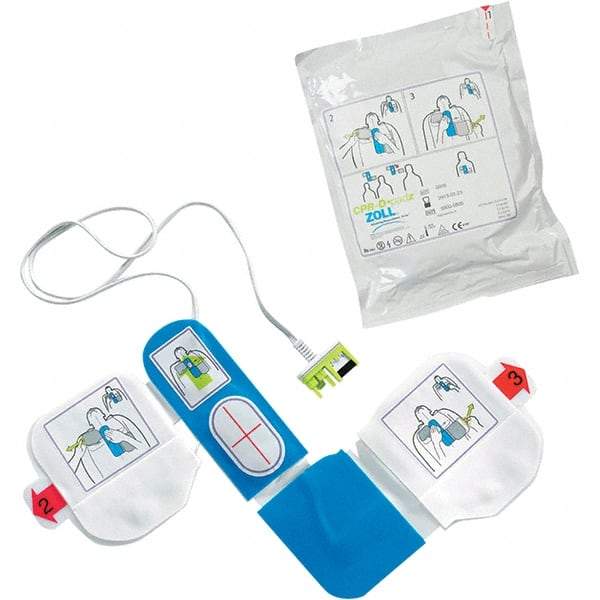 Zoll - Defibrillator (AED) Accessories Type: Adult CPR Pad Compatible AED: Zoll AED Plus - Industrial Tool & Supply