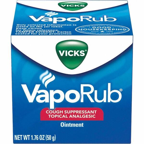 Vicks - Antiseptics, Ointments, & Creams Type: Pain Relief Form: Ointment - Industrial Tool & Supply