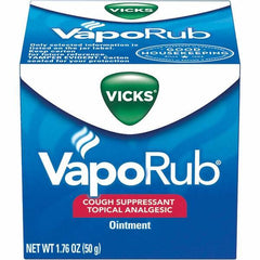 Vicks - Antiseptics, Ointments, & Creams Type: Pain Relief Form: Ointment - Industrial Tool & Supply