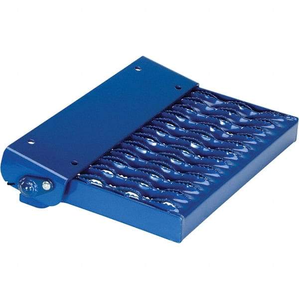 Vestil - Ladder Spring Loaded Step - Blue - Industrial Tool & Supply