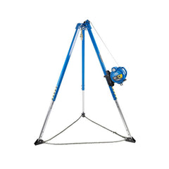 60.000 Ft Cable, Tripod Base, Manual Winch, Confined Space Entry & Retrieval System Confined Space Entry System, Includes T100108 8ft Aluminum Tripod, T410060 60-foot 3-Way Self-Retracting Lifeline with Rescue Capability (SRL-R) & T100008B Mounting Bracke