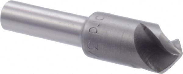 M.A. Ford - 3/8" Head Diam, 1/4" Shank Diam, 3 Flute 100° High Speed Steel Countersink - Industrial Tool & Supply