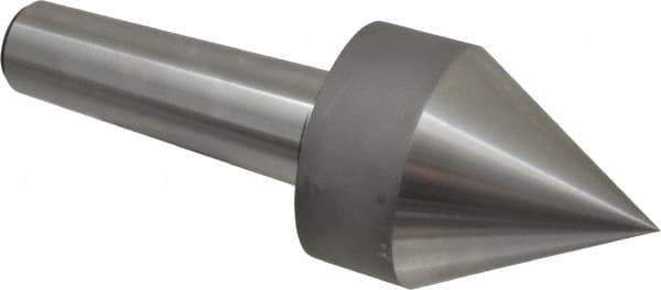 Riten - MT5 Taper Shank, Live Center - 1,500 Max RPM, 3-1/2" Point Diam, 4-15/16" Point Len, 1,500 Lb Max Workpc, 4-29/32" OAL, Pipe Nose Point - Industrial Tool & Supply