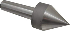 Riten - MT5 Taper Shank, Live Center - 1,500 Max RPM, 3-1/2" Point Diam, 4-15/16" Point Len, 1,500 Lb Max Workpc, 4-29/32" OAL, Pipe Nose Point - Industrial Tool & Supply