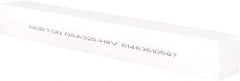 Norton - 320 Grit Aluminum Oxide Square Dressing Stick - 8 x 1 x 1, Extra Fine Grade, Vitrified Bond - Industrial Tool & Supply